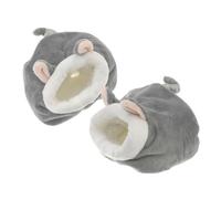 ifundom 2 Piezas Cama para Hámsteres Pequeños de Algodón Grueso con Forro Cálido Nido y Transpirable para Mascotas Pequeñas Refugio Acogedor para Invierno