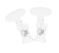 ifundom 2 Piezas Clip de Ventosa para Pecera de Plástico Sujeción Subacuática y Ajuste Profundidad para Accesorios de Acuarios y Alimentación de Peces