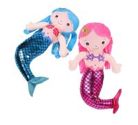 ifundom 2 Piezas De Almohada De Muñeca De Sirena Juguetes De Sirena Pequeños Juguetes De Peluche De De Dibujos Animados De De Peluche Animales De De
