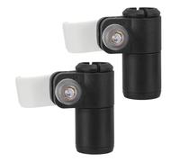 ifundom 2 Piezas de Clip de Bloqueo Externo para Bastón de Trekking de Aluminio 16 Mm, Repuesto para Senderismo, Montañismo y Camping, Accesorio Resistente para Ajuste Rápido