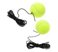 ifundom 2 Piezas Entrenador de Tenis Portátil con Pelota de Tenis Cuerda Elástica Resistente para Práctica Individual y Entrenamiento de Novatos