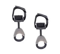 ifundom 2 Piezas Gancho Giratorio de Grados Perchas de Plástico para Bolsas de Ganchos para Cochecito Accesorios para Carrito Clips de Mosquetón de Bebe Tienda o Parque