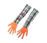 ifundom 2 Piezas Manos Falsas Realistas para Halloween Prop de Parte Corporal Rota Accesorios para Fiesta de Disfraces Decoración de Casa Utilizadas Fotografía y Bromas