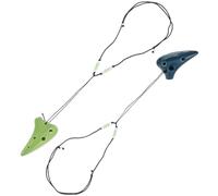 ifundom 2 Piezas ocarina de 6 agujeros juguetes infantiles instrumentos musicales ocarina clásica instrumento mini ocarina portátil agujero ocarina SC instrumento musical viajar cerámica