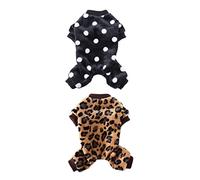 ifundom 2 Piezas Pijamas para Mascotas Pijama de Perro Pata Ropa para Mascotas Traje de Mascota Ropa de Fiesta para Perros Traje de Perro Pajama de Perros Linda Ropa de Cachorro poliéster