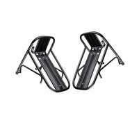 ifundom 2 Piezas Portal Rejilla Frontal Resistente Portabicicletas De Carretera Alforja Delantera para Bicicleta Portabicicletas De Carga Fuerte Portavasos Portaequipajes Delantero Black