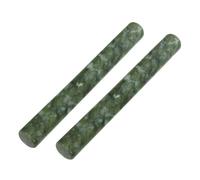 ifundom 2 Piezas Rodillo de Masa de Piedra Natural, Rodillos de Mármol, 21cm, Jade, Superficie Antiadherente y Lisa, para Masa de Pizza y Albóndigas, Cocinar y Hornear
