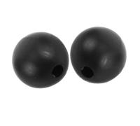 ifundom 2 piezas Soporte de Goma para Diapasón Base Estable con Tornillo Accesorio para Meditación Terapia de Sonido y Equilibrio de Chakras Color Negro