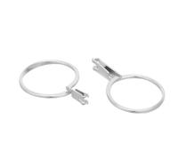 ifundom 2 Piezas Soporte para Anillos Sujeción Segura de Piedras Sueltas, Aleación de Aluminio Plata, Sencilla para Exposiciones de Joyería y Procesos Creativos