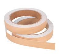 ifundom 2 Rollos Cinta Autoadhesiva de Borde Textura de Veta de Madera Realista para Puertas y Suelos, Material PVC Beige Resistente y Fácil de Usar en Proyectos DIY y Oficina
