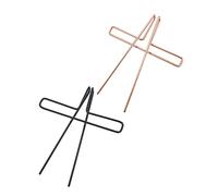 ifundom 2 Soportes para Carpetas de Música de Metal para Notas Musicales para Libros para Leer Resistentes Soportes para Partituras Musicales