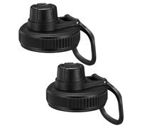 ifundom 2 Tapas de Botellas de Agua Anchas Sellado Hermético de Silicona y PP, Diseño Compacto y Ligero para Botella Térmica Deportiva y Garrafa de Agua