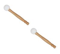 ifundom 2 Uds Instrumentos Musicales Barra De Goma Sonido Palo De Percusión Instrumento De De Sonido Palo Cuenco De Cristal Palo De Rapear Cuenco De Canto Palo De