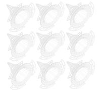 ifundom 20 Almohadillas de Malla para Agujeros de Maceta en PVC Blanco, Compactas y Ligeras, Ideales para Plantar Flores y Plantas en Macetas Interiores