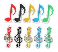 ifundom 20 Clips para Partituras Musicales de Abs, Portapáginas Ligeros y Resistentes, Soporte para Libros de Música en Set de 20 Piezas, Accesorios Prácticos para Clases y Lectura de Partituras