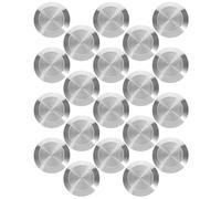 ifundom 20 Piezas Clavos Táctiles de Acero Inoxidable para Pavimentos, Señalización de Seguridad para Aceras y Caminos Urbanos, Diseño Antideslizante para Usuarios Discapacidad Visual