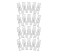 ifundom 20 Pinzas de Resorte Transparentes para Sujetar Fondos de Vinilo y Globos, Abrazaderas de Plástico Resistentes para Eventos y Celebraciones al Aire Libre
