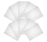 ifundom 20 Sobres para Documentos A3 Transparentes Botón Bolsas de Archivo de Plástico PP 18 Micras Organizador de Archivos Grueso para Oficina y Hogar Carpetas Resistentes 45X32 CM