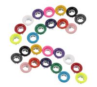 ifundom 200 Unidades Anillos Metálicos Redondos para Refuerzo de Perforaciones en Álbumes de Fotos y Sobres, Fácil Aplicación para Manualidades DIY y Oficina Color Aleatorio