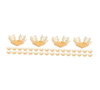 ifundom 200piezas Bandejas Decorativas Para Embalaje Para Postres Para Bodas Fiestas y Eventos Especiales Diseño Elegante Flores Relieve Color