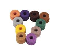ifundom 20piezas Arandelas De Fieltro Para Botones De Correa Almohadillas Para Guitarra y Platillos Unidades