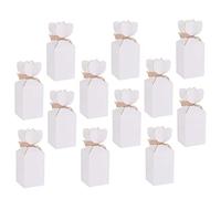 ifundom 20piezas Caja De Cartón Para Dulces y Galletas Para Bodas y Fiestas Embalaje De Elegante