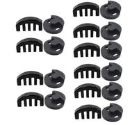 ifundom 20piezas Mute De Goma Para Violín Silenciador De Estilo Garra y Accesorios Para Práctica De Instrumentos De Cuerda