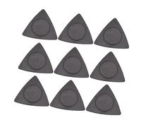 ifundom 20piezas Púas Guitarra Acústica Triangulares Antideslizantes Abs Material Folk Plectro Varios Grosores Profesionales Negras