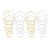 ifundom 24 Pares Pendientes Redondos de Moda para Mujer en Aleación, Pack de Creativos, No se Deforman ni Desvanecen, Ideales para Look Diario Ocasiones