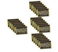 ifundom 24hojas Calcomanías Para Diapasón De Guitarra Adhesivas Para Principiantes Mapa De Notas y Acordes Accesorios De Música Folk Para Guitarras Acústicas y Eléctricas