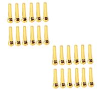 ifundom 24piezas Clavijas De Puente Para Guitarra De Cobre Dorado Accesorios Para Guitarras Acústicas y Folk Reemplazo Duradero y Resistente Al Desgaste