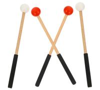ifundom 2pares Mazos Mazos de Marimba para Xilófono para Practicar Casa o Usar Escenario para Instrumentos Musicales