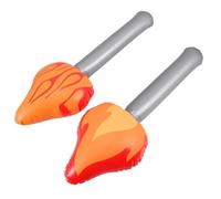ifundom 2piezas Antorchas Inflables Falsas para Fiesta Modelo de Antorcha Hinchable Reutilizable para Decoración de Halloween Eventos Deportivos Cosplay y Competencias Temáticas