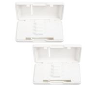 ifundom 2piezas Caja de Cañas para Oboe de Material Plástico Estuche para Cañas Contenedor de Almacenamiento para Uso Conciertos y Prácticas