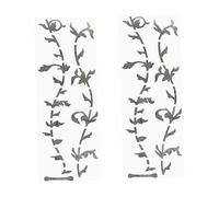 ifundom 2piezas Calcomanías Incrustaciones Para Diapasón De Guitarra Pegatinas De Mástil Reutilizables Diseño Árbol Concha Blanca De Aplicar y Quitar Accesorios Para Eléctricas y