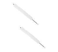 ifundom 2piezas Cepillo De Limpieza De Flauta De Herramienta De Mantenimiento De Instrumentos De Viento Cepillo De Algodón Para Cuidado y Limpieza De Piccolos y Saxofones