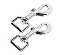 ifundom 2Piezas Correa Perro Metal Resistente Clips de Presión Multiusos de Mascotas de Fijación y Durabilidad