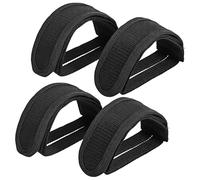 ifundom 2Piezas Correas Ajustables para de Bicicleta Accesorios de Ciclismo con Clips para Dedos Compatible con Bicicletas de y Estáticas