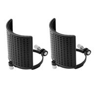 ifundom 2piezas Cubierta U-shaped Para Micrófono Filtro Antiviento Protección Contra Saliva y Para Grabaciones y Entrevistas