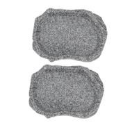 ifundom 2piezas Cuenca De Roca para Reptiles Comedero De Resina para Tortugas Plato Bebedero para Mascotas Pequeño para Lagartijas y Geckos