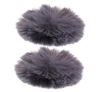 ifundom 2piezas De Micrófono Parabrisas De Micrófono Protección Contra Viento Fácil De Instalar Para De Solapa