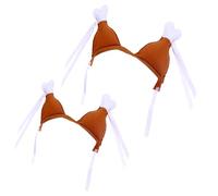 ifundom 2piezas Diadema para Mascotas Forma De Pata De Pollo Tocado Decorativo para Pelo De Mascotas Aro Pelo Banda