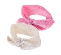 ifundom 2piezas Diademas para Niña Lazo Lindas Diademas de Fiesta para Recién Nacidas y Bebés Tocado Accesorio Cabello Conjunto