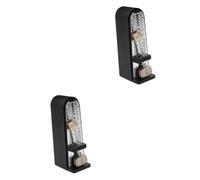 ifundom 2piezas Metronomo Mecánico Para Piano Guitarra y Violín Herramienta Práctica De Tuning Pantalla Led Diseño Portátil y Preciso Para Práctica Musical