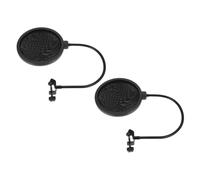 ifundom 2piezas Micrófono Con Filtro Protector Antiviento Para Micrófono De Mano Antiviento Con Clip Para Brazo Estabilizador Para Grabación y Estudio