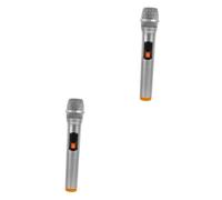 ifundom 2piezas Micrófono Simulado De Juguete para Prop De Escenario Realista Estimula La Confianza y Habilidades Sociales para rol y Karaoke Fabricado Resistente Diseño Creativo y