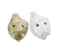 ifundom 2piezas Ocarina Para Instrumento Musical c De Diseño Vintage Juguete Para Principiantes y Coleccionistas