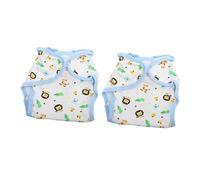 ifundom 2piezas Pantalones De Entrenamiento Para Bebés Pañales De Algodón Lavables Con Estampado De Animales Reutilizables y Cómodos Para Dejar Pañal Talla Única Para Años