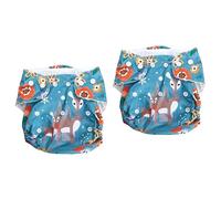 ifundom 2piezas Pantalones De Pañal Ajustables y Reutilizables Impermeables y Transpirables Para Entrenamiento Para Bebés De Botones Presión Para Personalizable