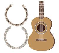 ifundom 2piezas Pegatinas Para De Guitarra Incrustaciones Para Agujero De Instalación y Diseño Elegante Accesorio Para Guitarra Clásica y Folk